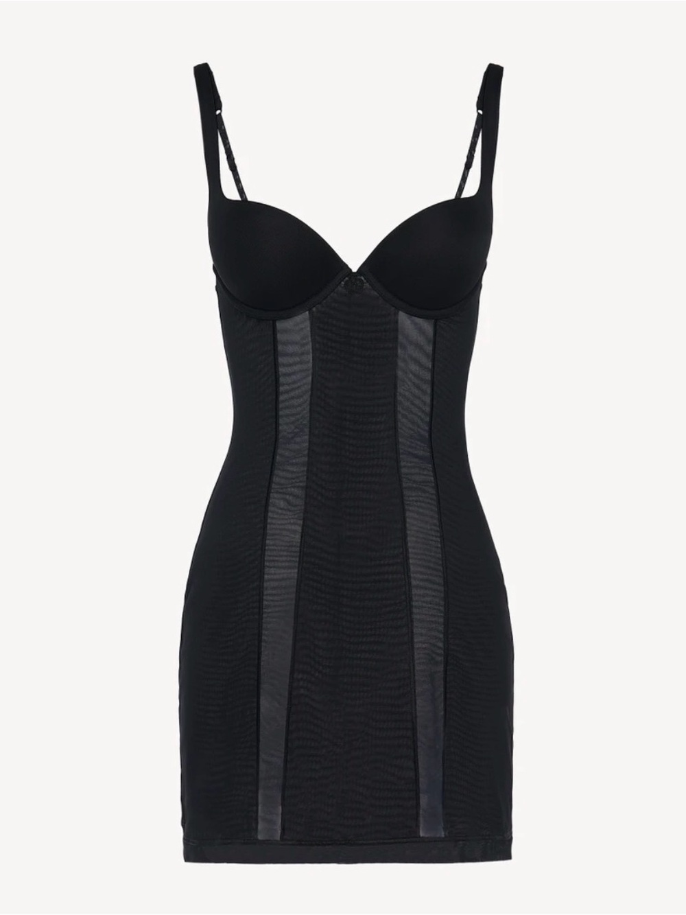 La Perla Maison Contouring Luxury Tulle Slip Dress - 36C